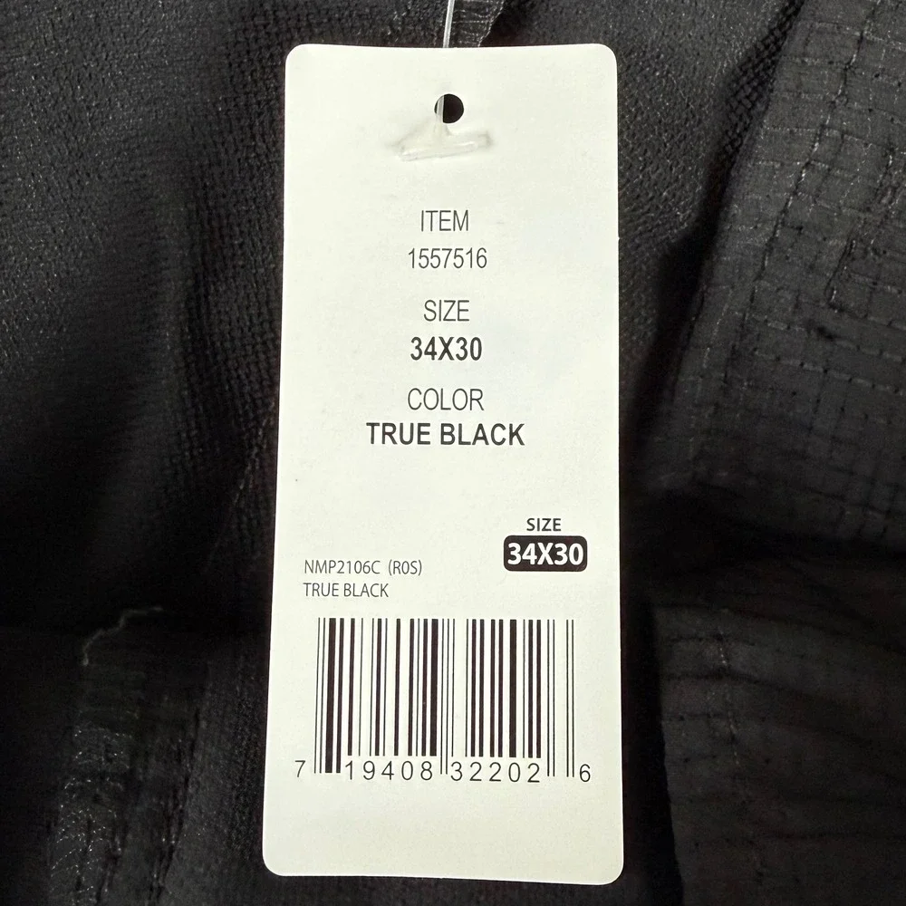 NEW Banana Republic Men 34x30 True Black Performance Tech Chino Pants